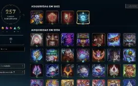 Conta LOL| 200+ Skins | Único Dono | Ouro II