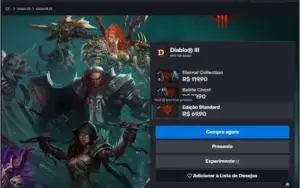 conta diablo 3 +todas dlcs e level upado , blizzard