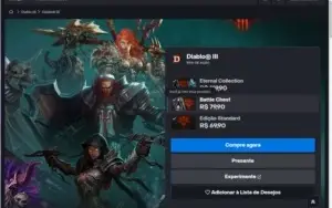 conta diablo 3 +todas dlcs e level upado , blizzard