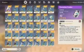 Conta Genshin Low AR|Ningguang 2* + Beidou 2* + Arma 4*