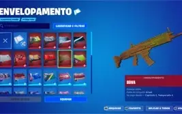 conta fortnite com muitas skins