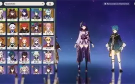 Conta AR 55, 11 personagens 5*, 2 armas 5* e mais..