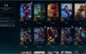 Conta League of Legens - LVL 33, MD10 incompleta