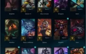 Conta League of Legens - LVL 33, MD10 incompleta