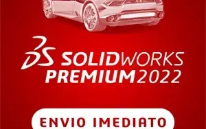 SolidWorks Premium 2022 Windows Mac Licença Permanente