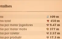 conta full spec fire c/ minerio/madeira/algodao T8