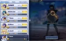 Conta global Saint Seiya Awakening Top 3 inter servidor