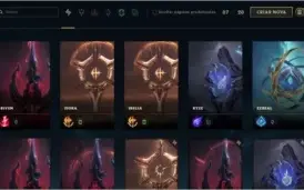 CONTA LEAGUE OF LEGENDS-CONTA SEASON 1-LVL 137-774 SKINS++++