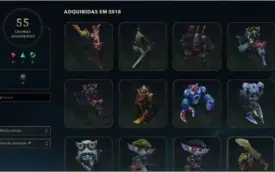 CONTA LEAGUE OF LEGENDS-CONTA SEASON 1-LVL 137-774 SKINS++++