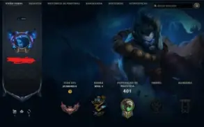 Conta league of legends com 185 skins por 12 reais!!!