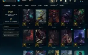 Conta Unranked com 60 Champs e 26 Skins + 1100 RP
