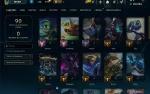 Esmeralda 1 com 40 Champs e 7 Skins