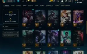 Esmeralda 1 com 40 Champs e 7 Skins