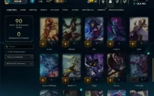 Esmeralda 1 com 40 Champs e 7 Skins