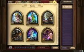 Conta de Hearthstone com todos  os "Heróis Dourados".