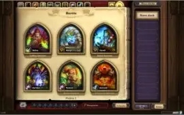 Conta de Hearthstone com todos  os "Heróis Dourados".