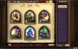Conta de Hearthstone com todos  os "Heróis Dourados".