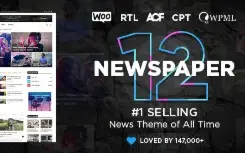 Tema WordPress Newspaper – Completo para Sites de Noticias