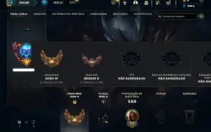Ouro 4 com 115 Champs e 130 Skins + 2 Ultimates ( JG / MID )
