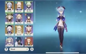 Ar43. Ganyu + harpa, kokomi e qiqi