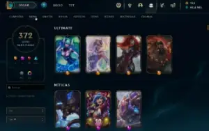 Conta lol - 372 skins - 590 icones - Todos campeões