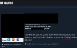 Conta da Steam avaliada em 250 dólares por 370 reais!!!
