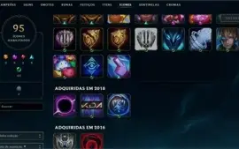 Conta  de lol lvl 84 - 2 Skins vitoriosas League of Legends