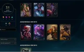 Conta  de lol lvl 84 - 2 Skins vitoriosas League of Legends