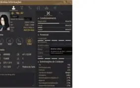 Conta Bdo Sorc 62/ OGRO PEN/ Armadura e armas boss/ VELL