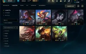 Conta LoL, 386 Skins, 161 Champs, Unranked FULL ACESSO