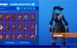 Conta Fortnite S4 - S8 18 skins lendárias/27 skins épicas