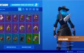 Conta Fortnite S4 - S8 18 skins lendárias/27 skins épicas