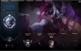 conta lol level 207