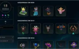 conta lol level 207