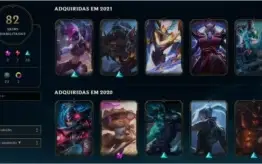 conta lol level 207