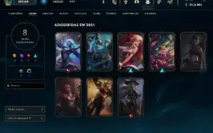 Conta de League of Legends - Mestre