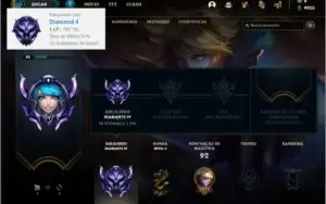 Conta diamante 4 sem email verificado com 11 skins, 42 champ