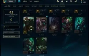 Conta diamante 4 sem email verificado com 11 skins, 42 champ