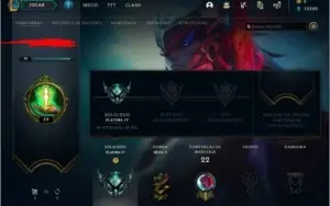 conta  platina 4 57% winrate ganhando 18 pdl