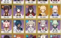 Conta Genshin Impact - AR55- 5 personagens 5 estrelas