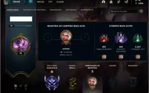 Conta Diamante 2 de League of Legends