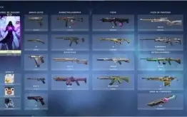CONTA VALORANT COM SKIN E TODOS AGENTEs