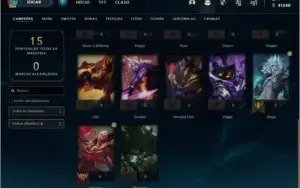 CONTA LOL MESTRE S11