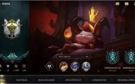 MAIN MID: ESMERALDA IV + 12 SKINS + PASSE WILD + 46 CAMPEÕES
