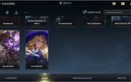 MAIN MID: ESMERALDA IV + 12 SKINS + PASSE WILD + 46 CAMPEÕES