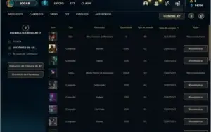 Conta bronze 1 com 1 Skin e 23 Champs
