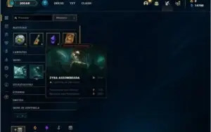 Conta bronze 1 com 1 Skin e 23 Champs