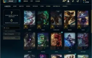Conta bronze 1 com 1 Skin e 23 Champs
