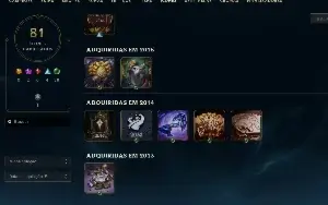 Conta League of Legends Full Acesso - 119 Champs e 50 Skins