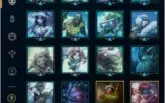 CONTA LOL D4 151 SKINS